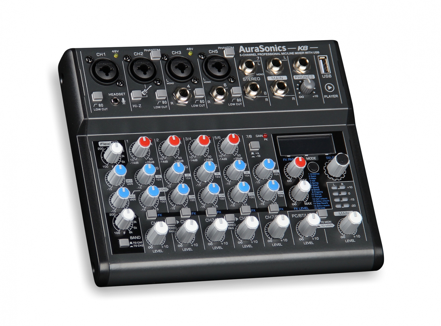 AuraSonics K8 компактный микшерный пульт в Таганроге