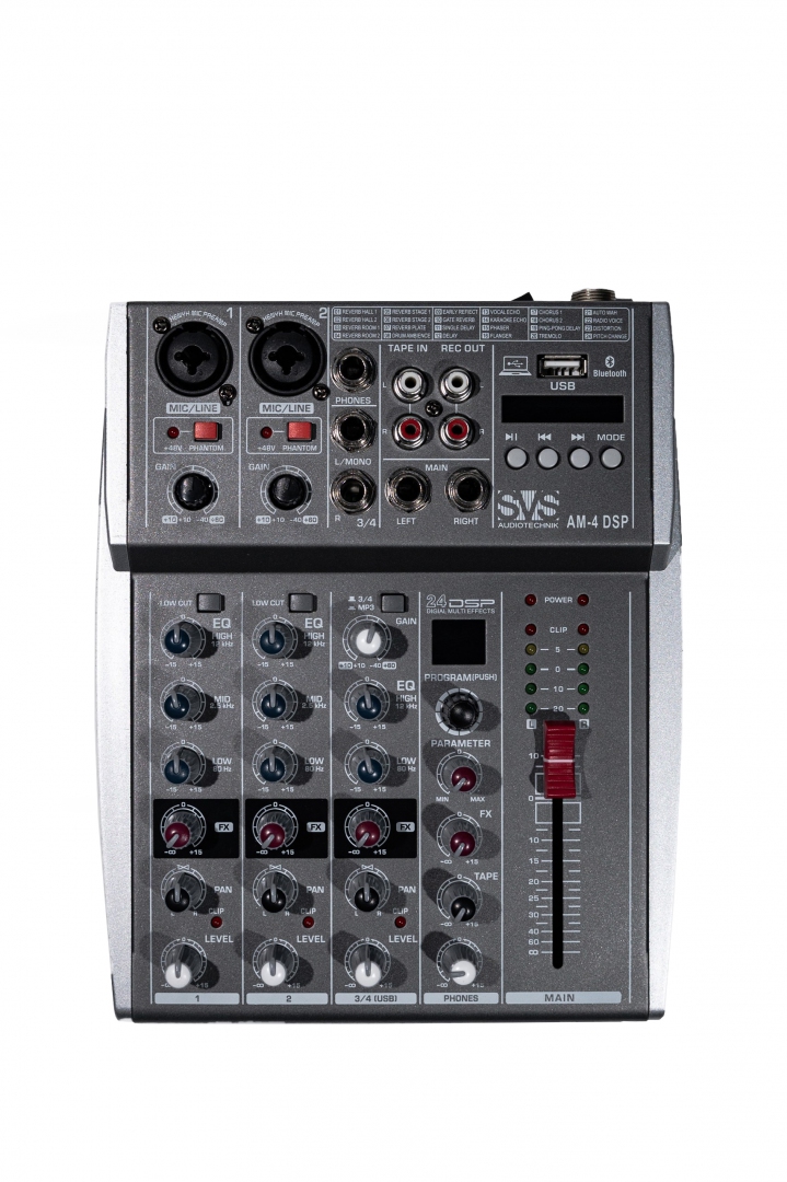 SVS Audiotechnik mixers AM-4 DSP Аналоговый микшерный пульт, 4-канала в Таганроге